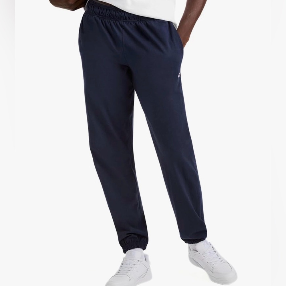 Champion Navy Blue Joggers with Logo